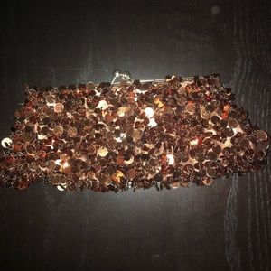 Sparkly clutch purse